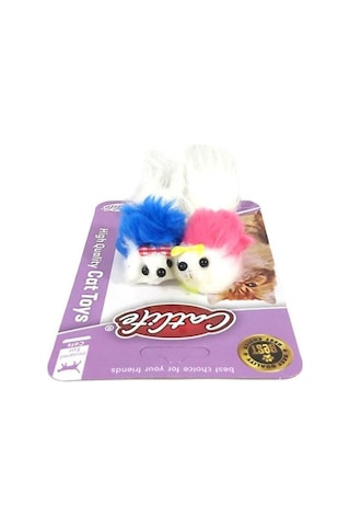 Catlife Kediler İçin Tüylü Fare Oyuncak 2'li