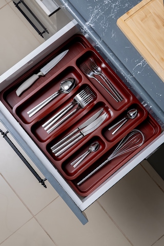 Snippy Spony Çift Taraflı Uzayabilen Ayarlanabilir Kaşıklık Bordo