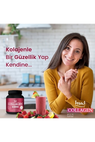 Hud Collagen Plus Powder 300 G - Toz Kolajen (3 Adet)