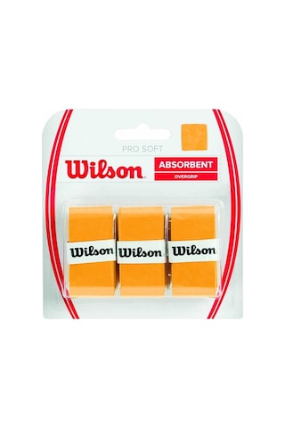 Wilson Pro Soft Overgrip 3'lü Raket Gribi Turuncu
