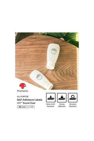 50 X 50 Mm Şeffaf Oval Termal Etiket 230 Adet - Phomemo M110/m120/m150/m200/m220/m221 150