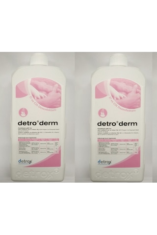 Detroderm %70 IPA El Dezenfektanı Pompalı 2 x 1 L