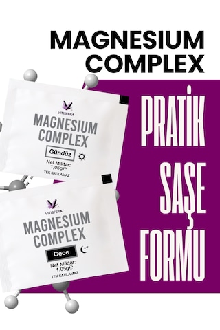Magnezyum Complex Gündüz-Gece 60 Saşe