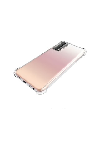 Huawei P Smart 2021 Kılıf Şeffaf Nitro Anti Shock Kapak Renksiz