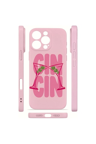 Apple iPhone Uyumlu 16 Pro Vorian İnce Kamera Korumalı Mika Kılıf Gin O Clock Gin O Clock Mika