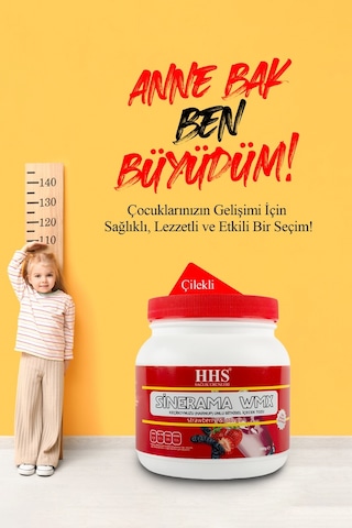 Hhs Sinerama Keçiboynuzlu Çilekli Vitamin Mineral Protein 500 G