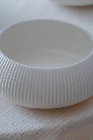 Bianco Perla Porselen Yuvarlak Kase - 14 Cm