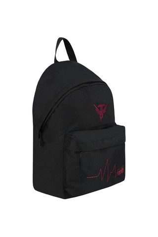 Geniş Hacimli Günlük Ve Okul Kullanımına Uygun Unisex Siyah Bordo Sırt Çantası Pwcnt010 Siyah Bordo