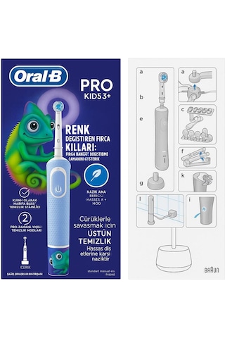 Oral B D103 Karakterli Çocuk Şarjlı Diş Fırçası