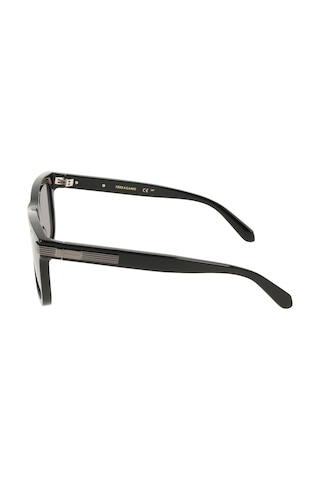 Salvatore Ferragamo Sf 2088s 001 55 Unisex Dikdörtgen Siyah Kemik Güneş Gözlüğü Siyah