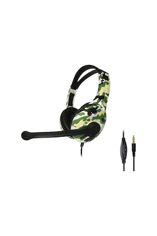 Ak13 Ayarlanabilir Kablolu Mikrofonlu Kulaküstü Kulaklık