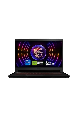 MSI Thin GF63 12VE-066US i7-12650H 16 GB 512 GB SSD 6 GB RTX4050 15.6" W11H FHD Dizüstü Bilgisayar (4) SÜPER - Görsel 1