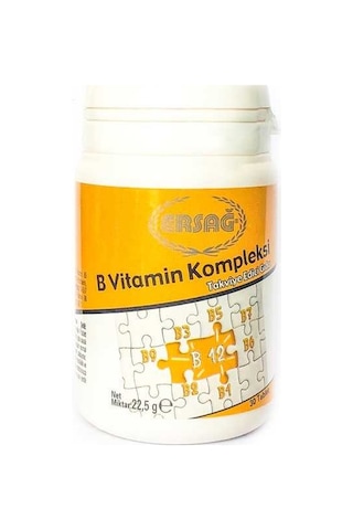 Ersağ B Vitamin Kompleksi (B12) Besin Takviyesi 30 Tablet
