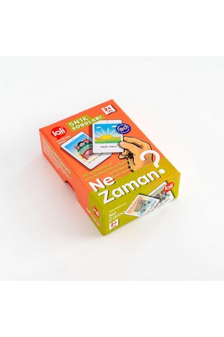 5N1K Konuşma Becerisine Destek ''Ne Zaman'' Kart Oyunu