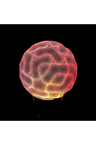 Wealthglow Renk Değiştiren 3d Dekoratif Şekilli Led Lamba - 12 Cm G263u0 Siyah