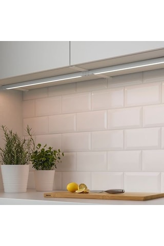 Ikea Skydrag Led'li Sensörlü Dolap Aydınlatması, Beyaz, 40 Cm