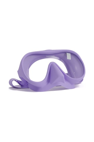 Sona Sona M1 Maske +Roll-Up Snorkel+Yedek Kayış+Deluxe Çanta Lila
