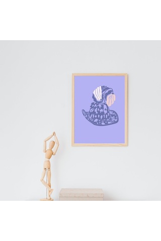 Leylaklar Duvar Tablosu Çerçeveli 3'lü Set Ahşap Renk 35 X 50 Boyut/ebat