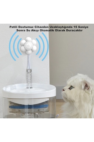 Dailytech Kızıl Ötesi Hareket Sensörü Kedi Su Pınarı İçin