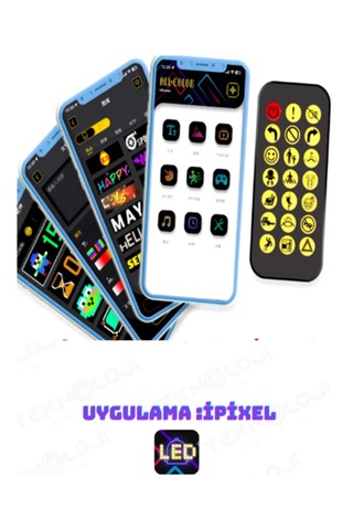 Led Ekran Matrix Panel Cama Yapışan Büyük Boy 16x32