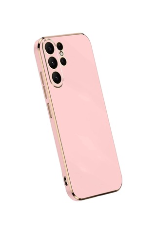 Durukar Samsung Galaxy Uyumlu - S24 Ultra Kılıf Volet Silikon - Pembe
