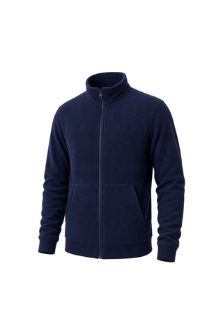 Givoria Erkek Kışlık Fermuarlı Cepli Polar Hırka Outdoor Lacivert Lacivert