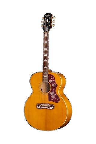 Epiphone J-200 Studio Elektro Akustik Gitar Natural