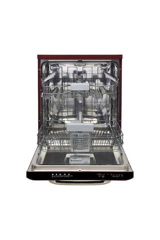 Vestel BM 5001 Retro 5 Programlı 12 Kişilik Bulaşık Makinesi Bordo