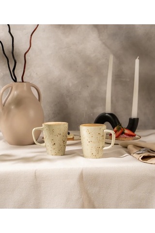 Magistro Çay Kupası 2 Adet 320 Ml Mediterana Porselen 214677232 Kahverengi