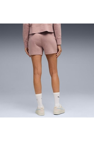 Puma Essentials No 1 Logo Kadın Pembe Şort