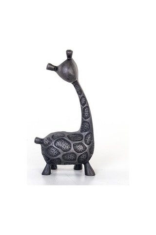 Euro Flora Metal Zürafa Biblo 13X7X29 Cm