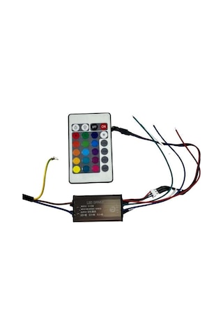 Rgb Wallwasher Driver 9-12x1w Ir Kumandalı