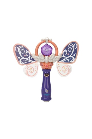 Sesli Ve Işıklı Kanatlı Sihirli Asa Pembe Kristal Işık Ve Büyülü Ses Efektli Çocuk Oyuncağı