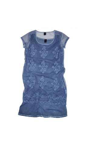 Bulalgiy Kadın Mavi Dantelli Elbise - Bga003794Ts