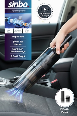Sinbo SVC-8631 Şarjlı El Süpürgesi
