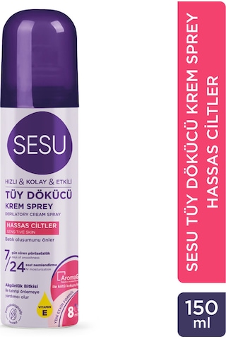 3 Adet Sesu Tüy Dökücü Köpükl Hassas Ciltler 150 Ml