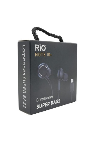 Rio Tech Note 10+ Super Bass Kulak İçi Kulaklık - Yüksek Ses Kalitesi S10