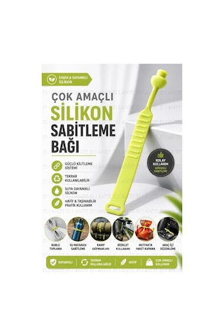Çok Amaçlı Silikon Sabitleme Bağı Tekrar Kullanılabilir Esnek Kablo Düzenleyici Ve Eşya Sabitleme