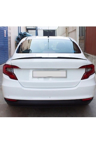 Üniversal Spoiler Bagaj Üstü Yarasa Tip Sedan Araç Uyumlu Parlak