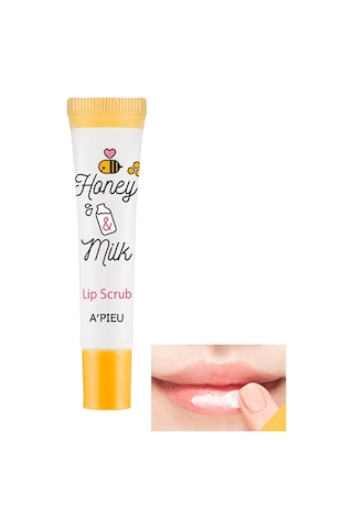 Missha A'PIEU Honey & Milk Lip Scrub Süt ve Bal Özlü Pürüzsüzleştirici Dudak Peelingi