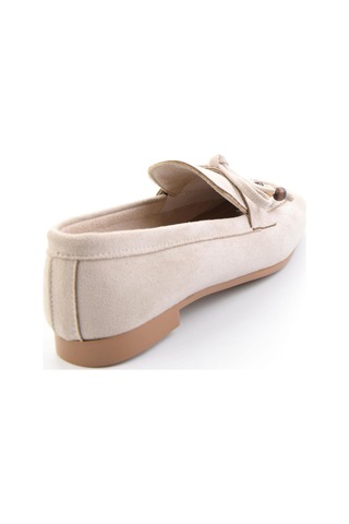 Bambi Bej Kadın Loafer Ayakkabı K01688012672 Bej