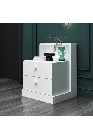 Life Komodin Beyaz Beyaz