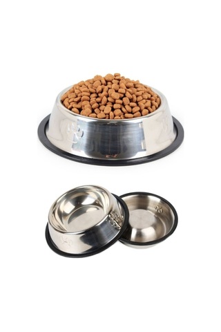Paslanmaz  Çelik Metal Mama Kabı 15 Cm.