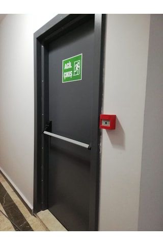 Tse Sertifikalı Yangın Kapıları,antrasit Panikbarlı Yangın Kapısı