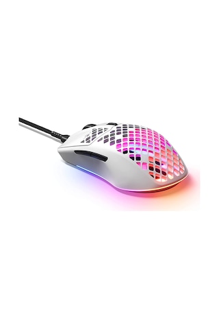 SteelSeries Aerox 3 Snow 2022 Kablolu RGB Gaming Mouse