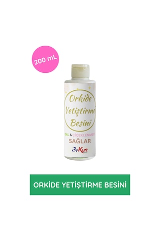 Bykurt Orkide Çiçeklenme Ve Dal Gelişim Besini 200ml Güçlü Organik Takviye 200 ML