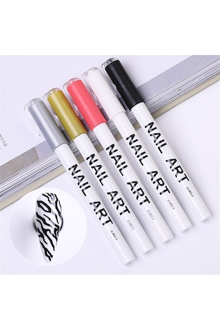 Nail Art Çizim Kalemi Siyah 53542-2