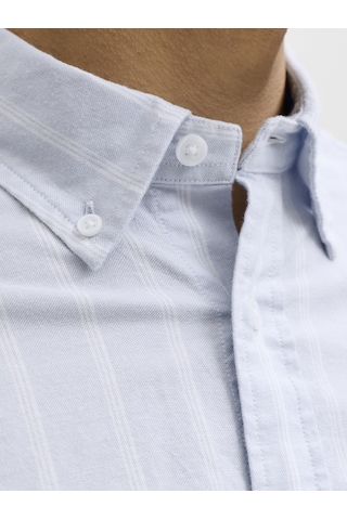 Jack & Jones Erkek Oxford Kumas Uzun Kollu Gömlek - Harvey - 12293325 Ashley Blue