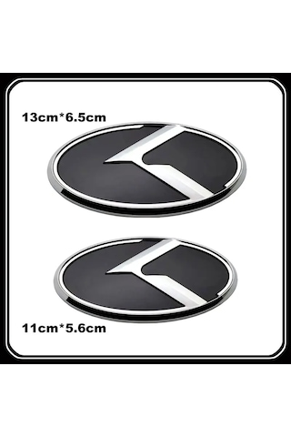 Stil 6-çok Tarzı Modifiye Araba Sticker Araba Ön Ve Arka Logo Rozeti Çıkartması Kıa Forte Optima Sorento Sportage Rio K