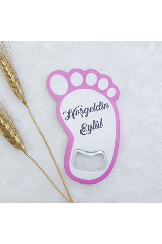 Ayak Açacak Magnet 11x8 Cm Uv Kız Bebek Magnetleri Bebek 30 Adet